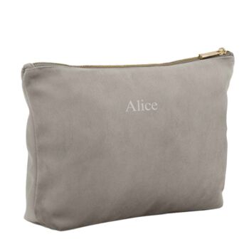 Personalised Velvet Make Up Cosmetic Bag, 2 of 4