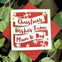 Personalised Christmas Wishes Card, thumbnail 1 of 4
