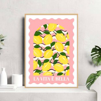 La Dolce Vita Travel Inspired Oranges And Lemons Prints, 8 of 12