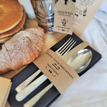 Personalised Father's Day Breakfast In Bed Kit, 8 of 12