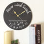 Personalised Clock Always Late, thumbnail 2 of 2