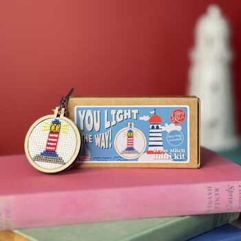 You Light The Way! Mini Matchbox Cross Stitch Kit, 3 of 12