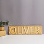 Spell Your Name Personalised Educational Wooden Puzzle, thumbnail 1 of 3