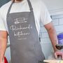 Personalised Kitchen Men Apron For Him, thumbnail 2 of 3