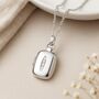 Personalised Sterling Silver Child’s Rectangle Locket Necklace, thumbnail 1 of 7