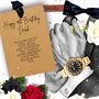 Dapper Gent Luxury Scented Birthday Watch Card For Him, thumbnail 3 of 11