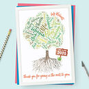 Personalised 'class Tree' Teacher Thank You Print By More Than Words ...