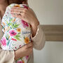 Bright Bloom Personalised Swaddle Blanket, thumbnail 1 of 8