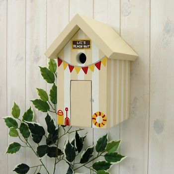 Personalised Beach Hut Bird Box, 2 of 12