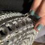 Circular Fashion Daisy Chain Crochet Ring Pulls Bag, thumbnail 8 of 12