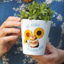 Cute Ceramic Flower Pot “Be More Guinea Pig” Empowering Gift, thumbnail 2 of 3