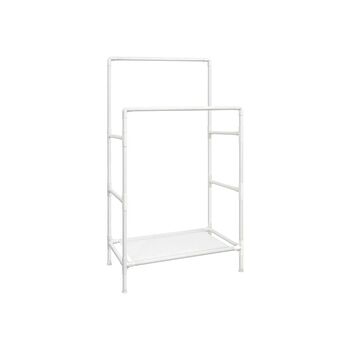 Clothes Rack With Double Rails And One Shelf, 5 of 6