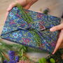 Reusable Recycled Fabric Gift Wrap 'Floral', thumbnail 9 of 12