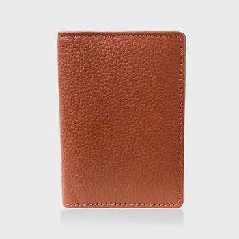 Personalised Pebble Grain Leather Passport Cover, 3 of 5