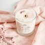 Self Love Affirmation Crystal Candle, Three Crystals, thumbnail 1 of 5