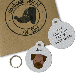 Border Terrier Personalised Dog ID Tag, 12 of 12