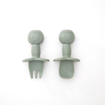 Silicone Baby Cutlery Set, 4 of 8