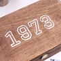 Personalised Wooden Year Memory Box, thumbnail 4 of 6