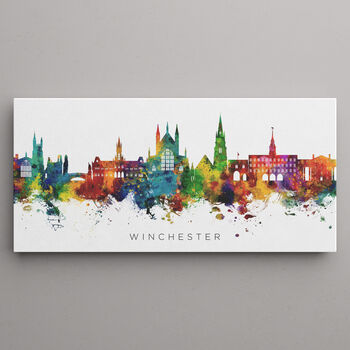 Winchester Skyline Cityscape Art Print, 2 of 12