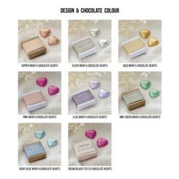 Personalised Chocolate Foiled Heart Token In Personalised Box, 11 of 12