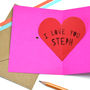 Personalised Pop Up Heart Valentines Card, thumbnail 5 of 7