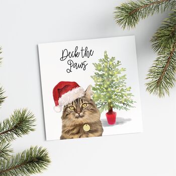 Personalised Pet 'Christmas Tree' Christmas Card, 4 of 9
