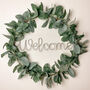 Wire Wreath Word Welcome, thumbnail 2 of 6