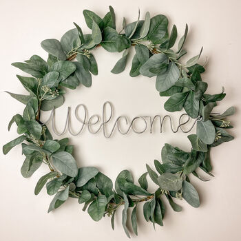 Wire Wreath Word Welcome, 2 of 6
