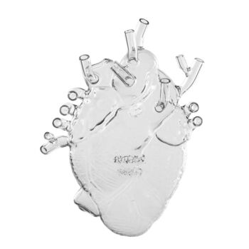 Seletti Glass Heart Vase, 2 of 3