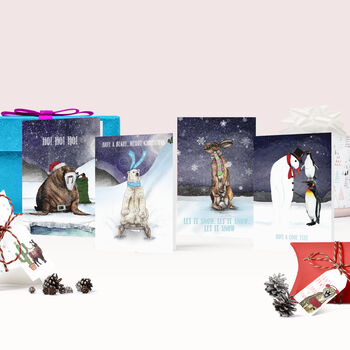 Penguins Winter Wonderland Christmas Card, 3 of 3