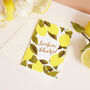 Looking Sharp! Lemon Valentine's Card, thumbnail 1 of 2