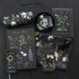 Gothic Skull Print Makeup Bag – Spooky Toiletry Pouch, thumbnail 3 of 3