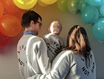 Love Not Dna Adults Adoption Sweatshirt, 2 of 4