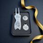 Personalised Golf Gift Set, Markers And Repair Tool, thumbnail 1 of 9