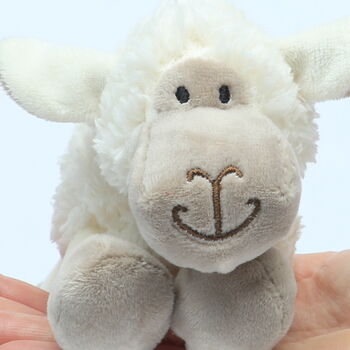 Mini Sheep With 'Happy Birthday' Heart Keepsake Keyring, 4 of 8