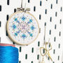 Snowflake Cross Stitch Kit, thumbnail 3 of 9