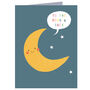 Mini Moon Greetings Card, thumbnail 2 of 4