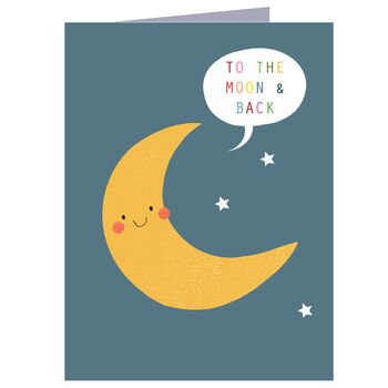 Mini Moon Greetings Card, 2 of 4