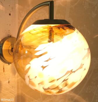 Blown Glass Wall Light, 9 of 9