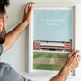 Any Cricket Ground Personalised Art Print, thumbnail 3 of 7
