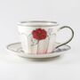 Molly Hatch Floral Tea Cup And Saucer, thumbnail 1 of 2
