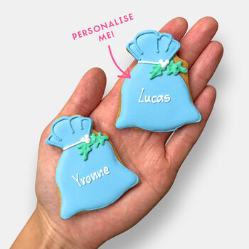 Personalised Festive Night Christmas Letterbox Iced Cookies, 2 of 12