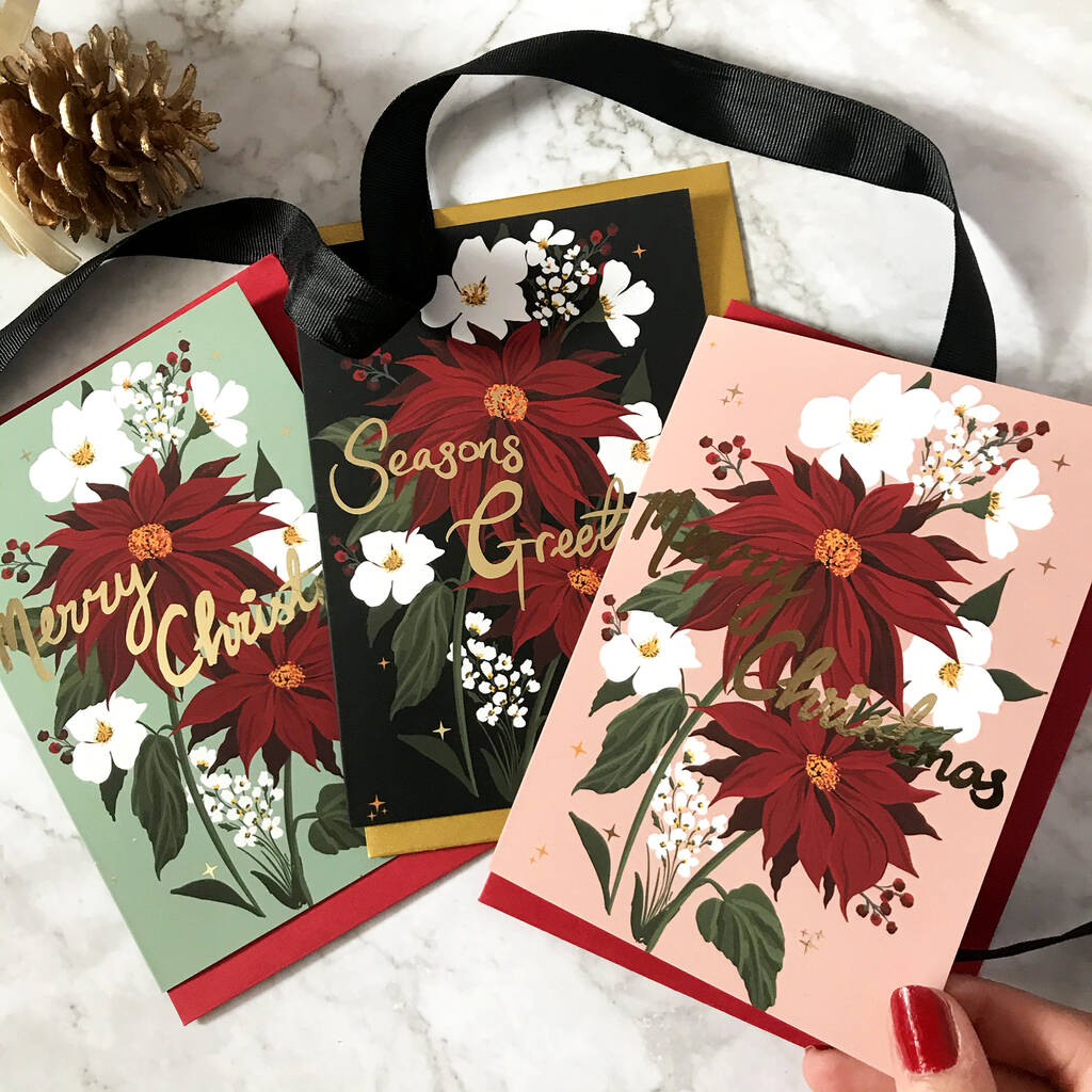 Luxury Charity Christmas Card Trio By Olivia Victoria