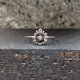Silver And Diamond Ring: Bobble And Twinkle, thumbnail 1 of 6