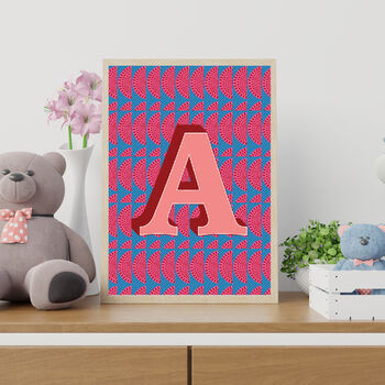 Personalised Letter Wall Print, 3 of 12