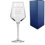 Personalised Infinity Red Wine Glass With Gift Box, thumbnail 1 of 6