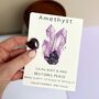Amethyst Crystal Stone Pocket Hug, thumbnail 1 of 1
