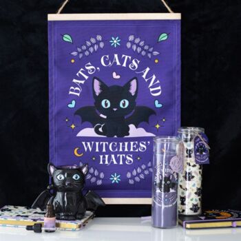 Cute And Creepy Bat Cat Oil Burner And Wax Warmer, 4 of 4