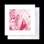 Four Hand Painted Greeting Cards 'Abstract Thirteen', thumbnail 3 of 6