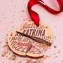 Personalised 'You're On The Nice List' Milk Chocolate Medal, thumbnail 3 of 9